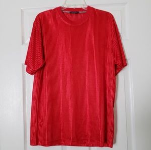 NWOT Red stripped shirt